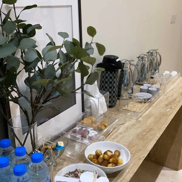 Beige travertine Console 45 180x45x85