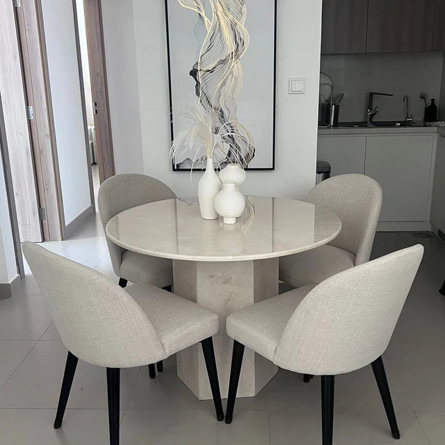 Crème Uno Dining table 120x120x75