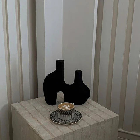 Cube side table light travertine 50x50x50