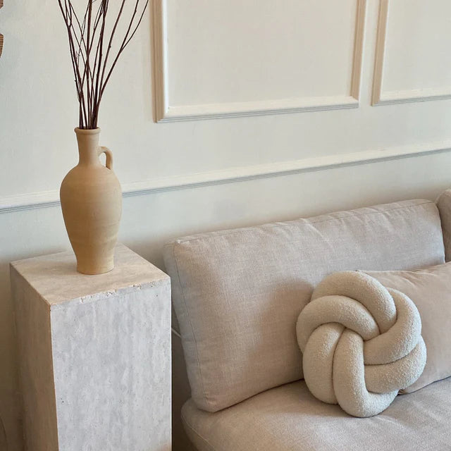 Light travertine Stand 30x30x90