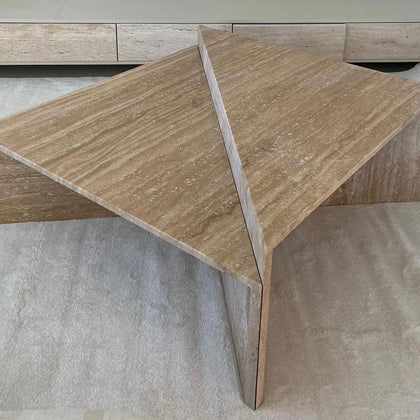 Travertine coffee Table 110x110x45