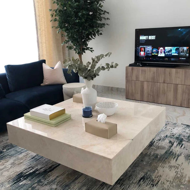 Crème Uno Coffee table 120x120x45