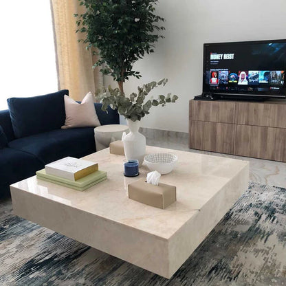 Crème Uno Coffee table 120x120x45