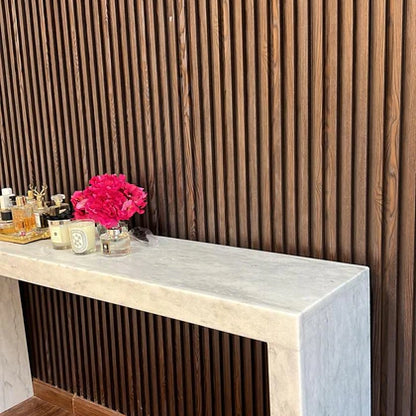 Mougla White Console 160x35x80