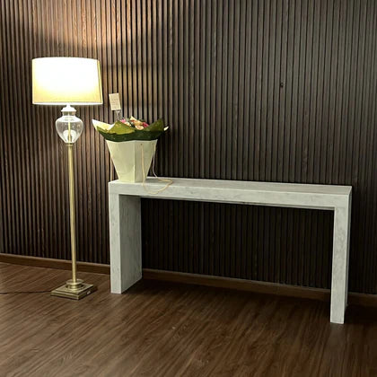Mougla White Console 160x35x80