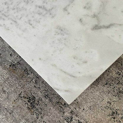 Mougla white Coffee table with built-in wheels 150x100x45