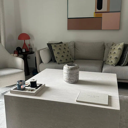 Travertine Cube Coffee table 120x120x35