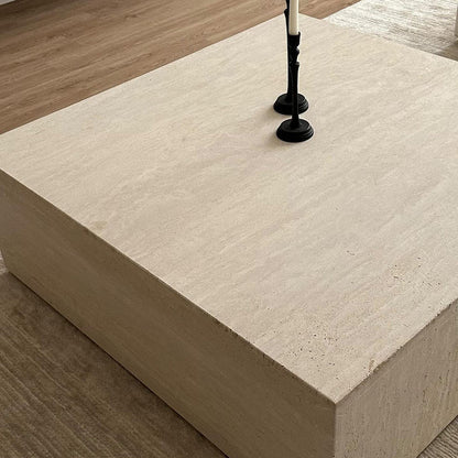 Travertine Cube Coffee table 120x120x35