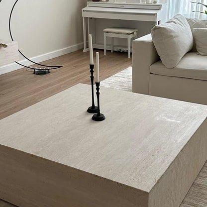 Travertine Cube Coffee table 120x120x35