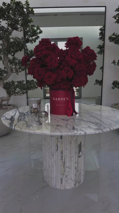 Arabescato Round Entrance/ Dining table 120x75