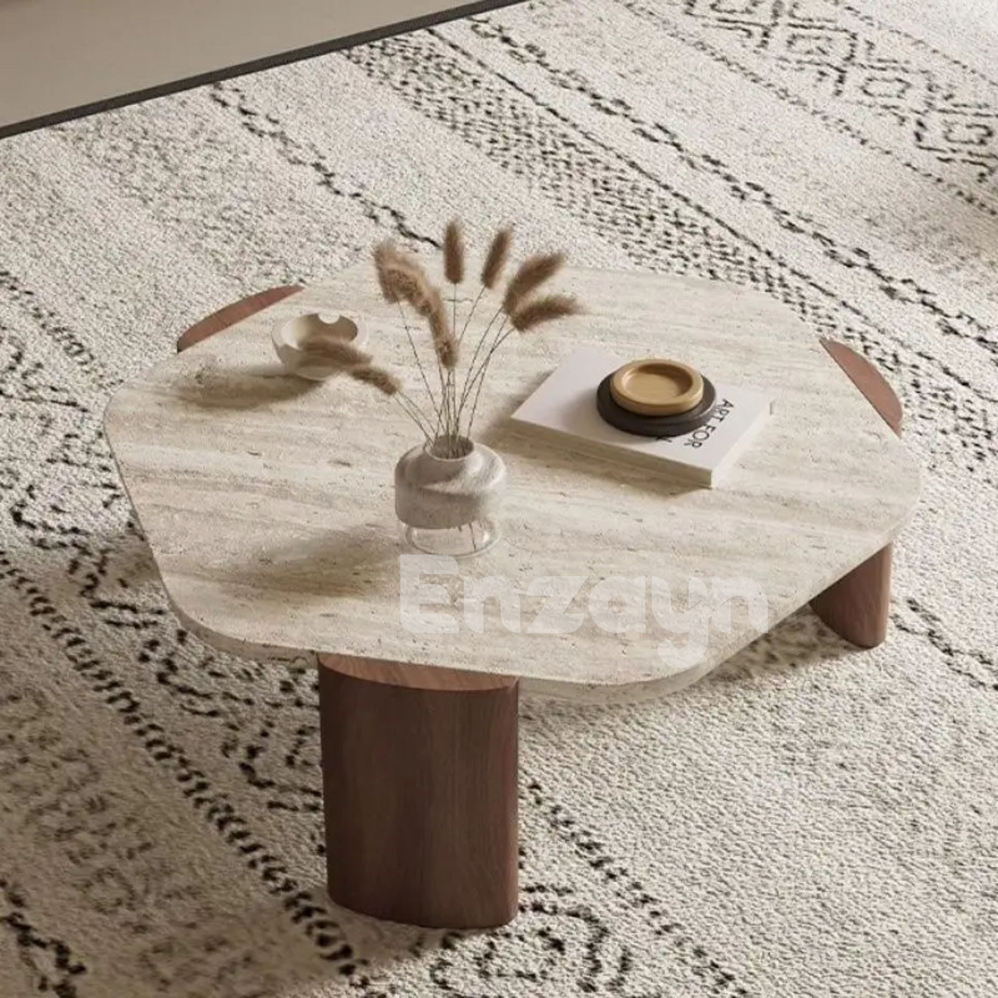 Travertine Coffee Table 90x80x35