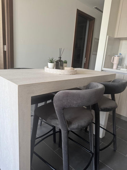 Travertine Kitchen Island - 130x60x95