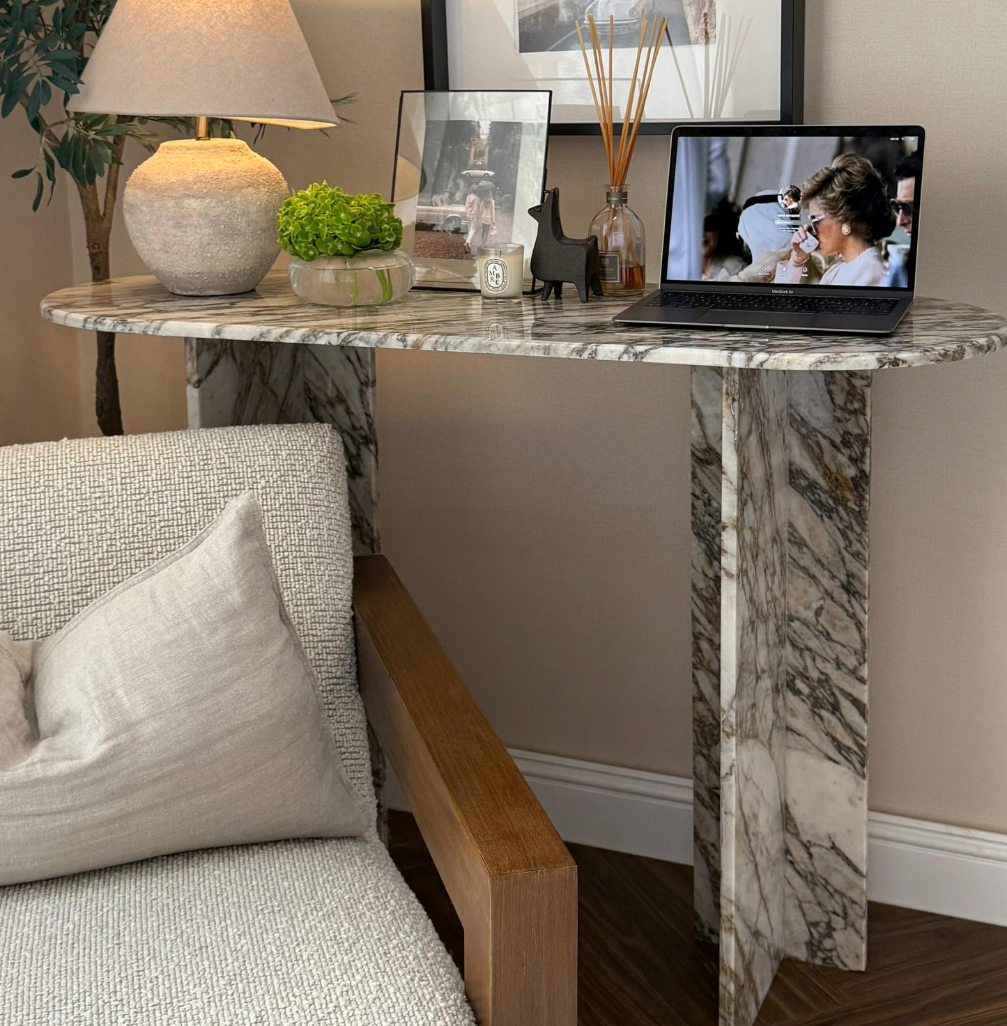 Calacatta Viola Oro Console 120x45x85