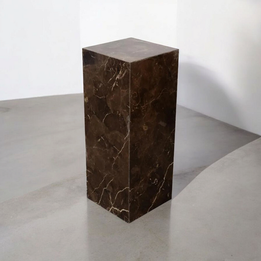 Dark Emperador Plinth 30x30x80