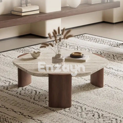 Travertine Coffee Table 90x80x35