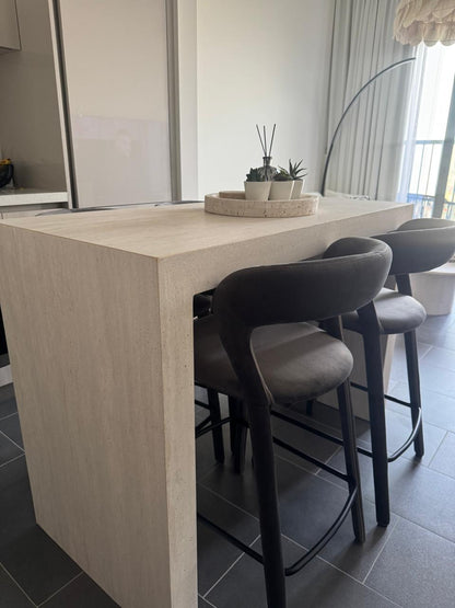 Travertine Kitchen Island - 130x60x95